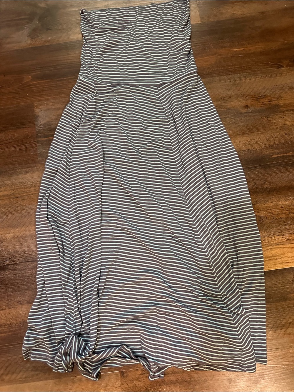 Yetts Los Angeles Strapless Smocked Tube Maxi Dress